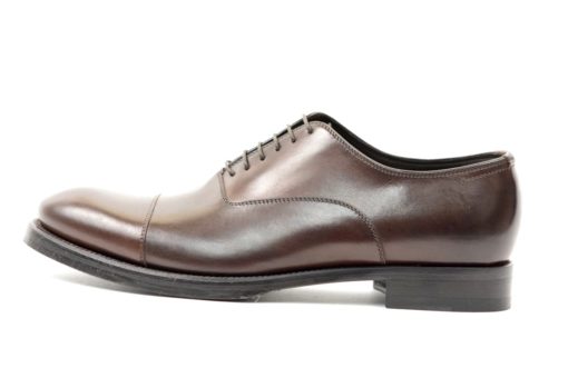 Oxford shoes in leather with leather soles made in italy online ...